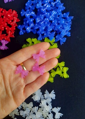 Renkli Kelebek boncuk - Görsel 2