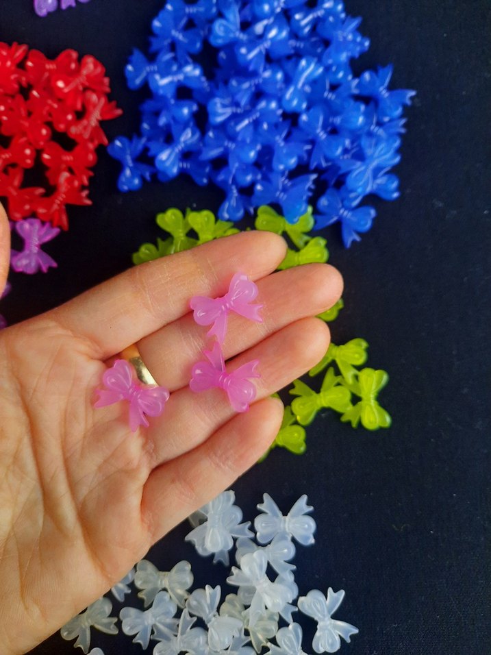 Renkli Kelebek boncuk - Görsel 2