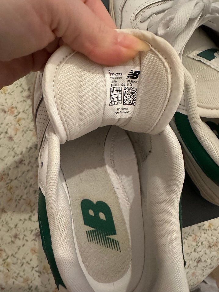 New Balance Beyaz Platform550 - Görsel 4