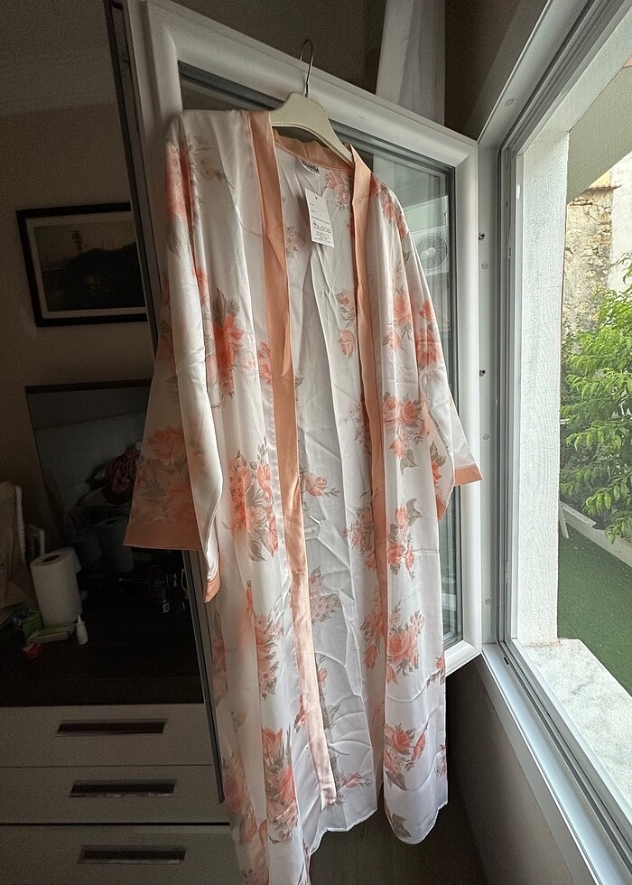 İkili takım saten gecelik - Görsel 2