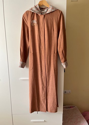 Bej Vintage Bohem Uzun Kadın Elbisesi - Görsel 2