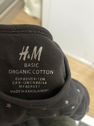 H&M H&M organik pamuk zıbın 3?lü