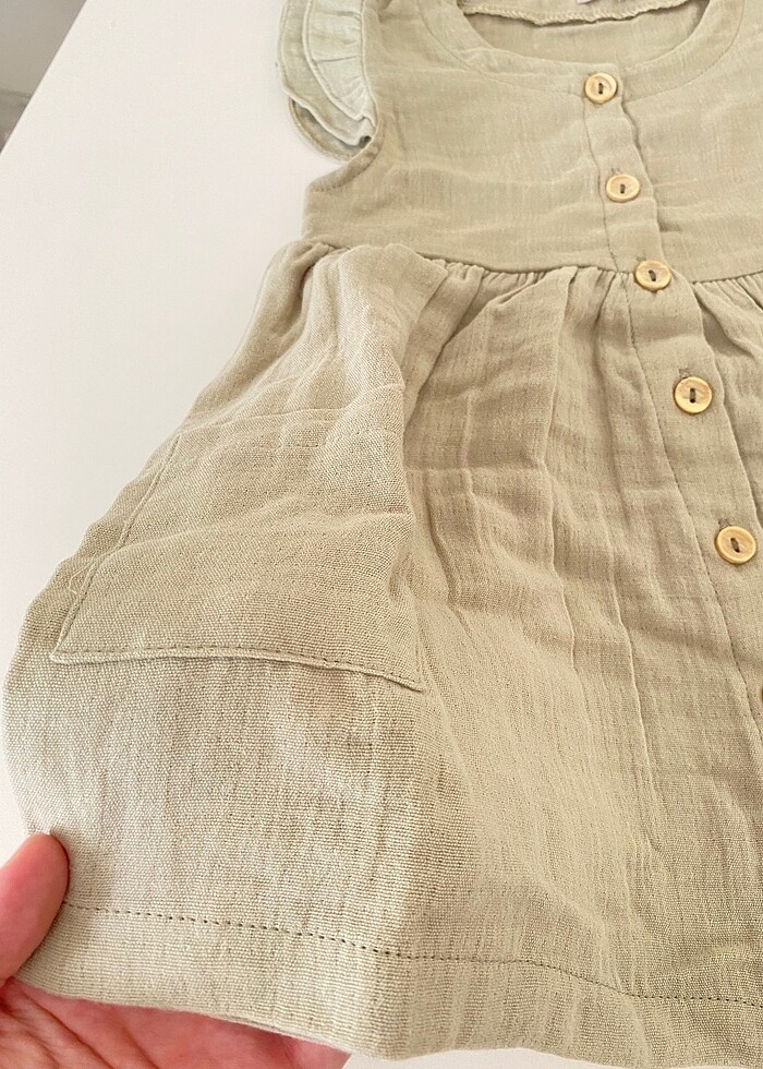 Cassiope e bebek elbise , müslin elbise - Görsel 3