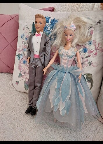 Kugu golü odette Barbie ve ken orijinal 