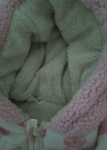 Midimod Pembe Desenli Bebek Astronot Tulumu - Görsel 7