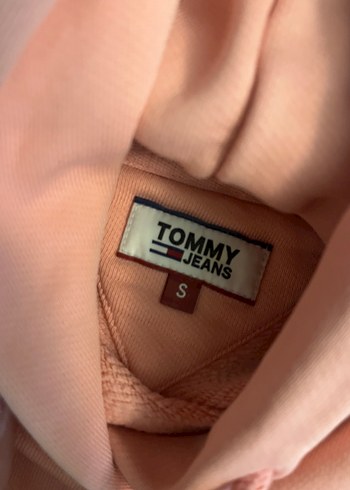 Tommy Hilfiger Kızlar için Kapüşonlu Pembe Sweatshirt