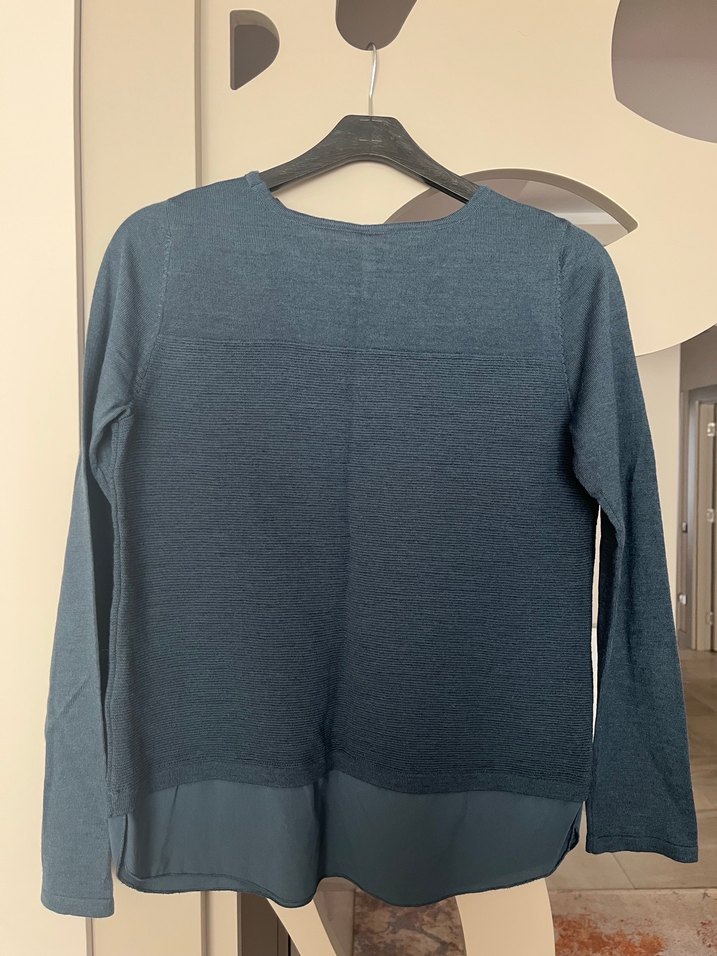 Mavi Kadın Triko Bisiklet Yaka Kazak - Görsel 2