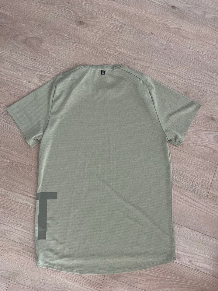 Su yeşili  Baskılı Kadın Tişört - Görsel 2