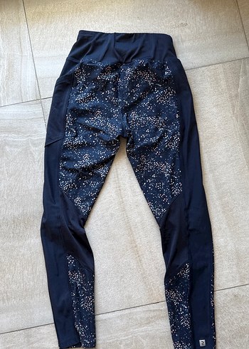 Lacivert Desenli Kadın Tayt - Görsel 2