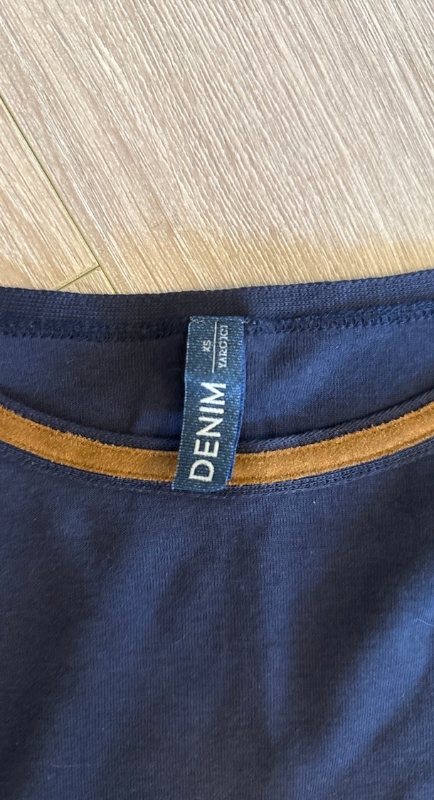 Yargıcı Lacivert Uzun Kollu Kadın Bluz - Görsel 2