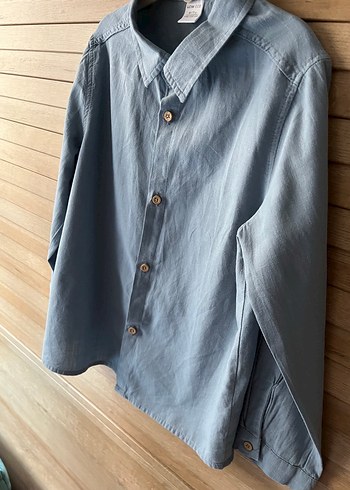 LC Waikiki Erkek Çocuk Mavi Denim Gömlek
