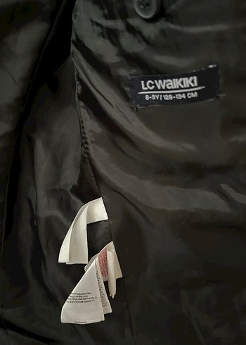 Erkek Çocuk Siyah Süet Ceket - Görsel 3