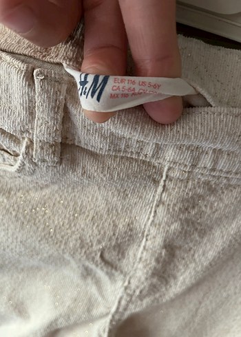 Simli kız çocuk pantolon - Görsel 4