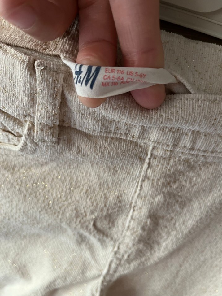 Simli kız çocuk pantolon - Görsel 4