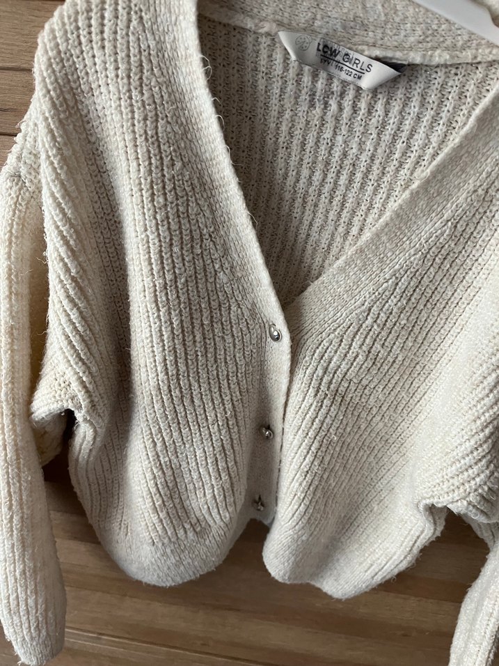 Kız çocuk triko hırka - Görsel 2