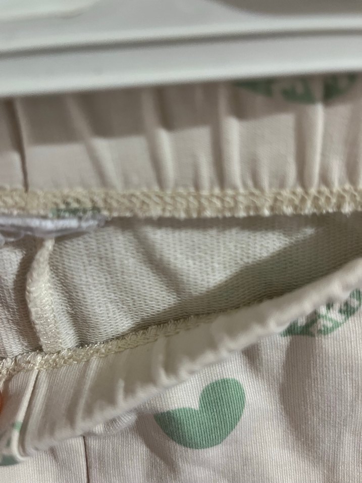 Kız Çocuk Beyaz Elastik Bel Tayt - Görsel 2