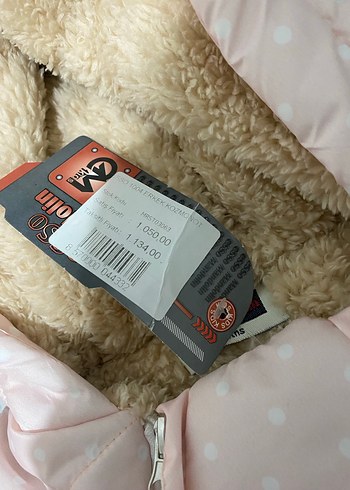 Kapüşonlu, kürk detaylı bebek tulumu astronot mont - Görsel 2