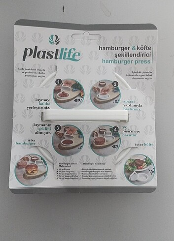 Plastikten hamburger kalıbı 