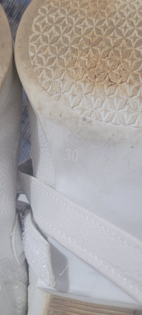 Kız Çocuk Beyaz Fiyonklu Topuklu Ayakkabı - Görsel 2