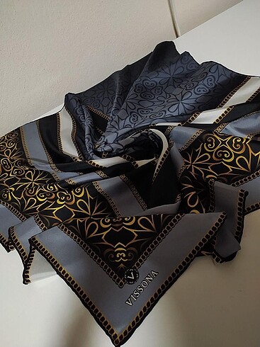 VİSSONA Twill İpek Eşarp