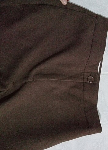 38 Beden kahverengi Renk Acı kahve pantolon