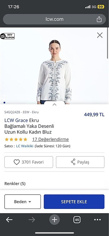 Lcw bluz