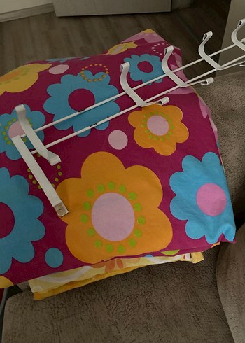 Çok Renkli Pastel Çiçekli nevresim takımı - Görsel 3