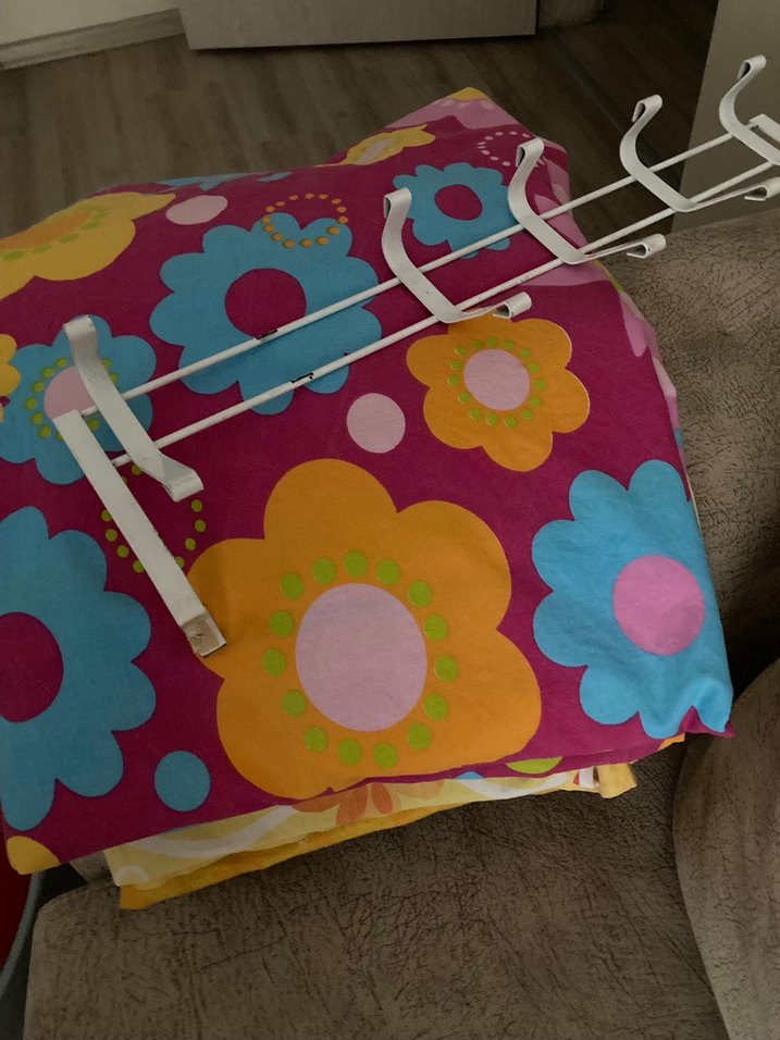 Çok Renkli Pastel Çiçekli nevresim takımı - Görsel 3