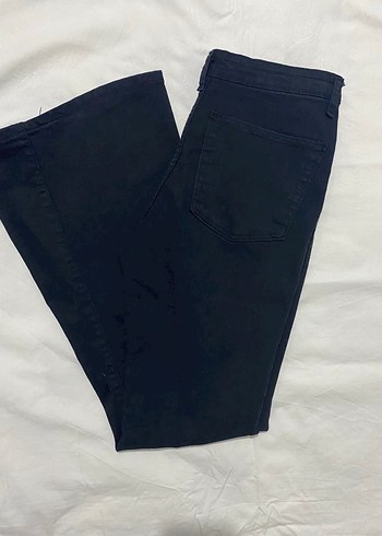 Siyah İspanyol Paça Pantolon