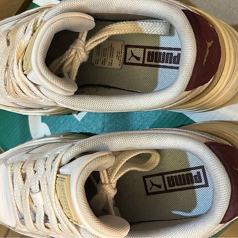 37,5 Beden beyaz Renk PUMA Mayze Stack Luxe 37,5 Kadın Sneaker