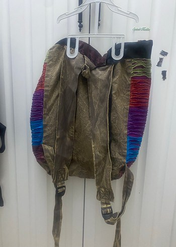 Renkli Bohem Kadın Sırt Çantası - Görsel 3