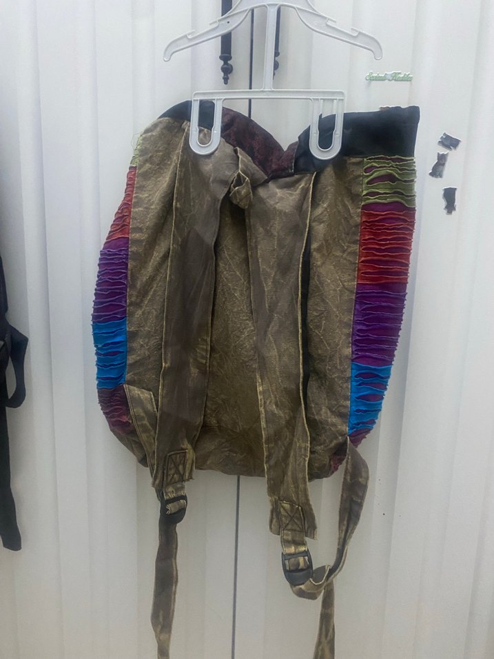 Renkli Bohem Kadın Sırt Çantası - Görsel 3