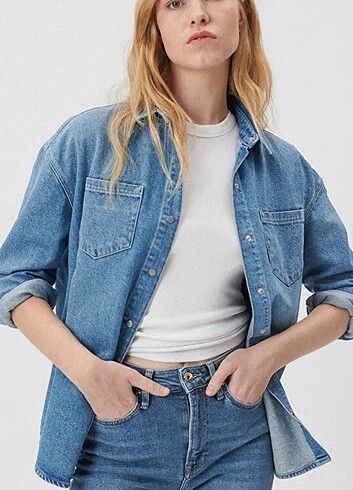 Mavi Jeans Briana Mavi Jean Gömlek
