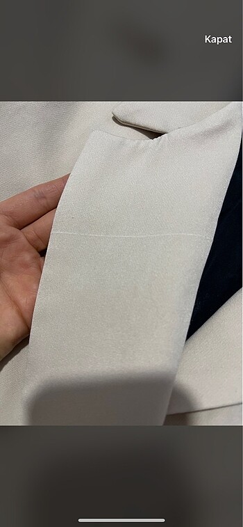 m Beden ten rengi Renk Blazer ceket