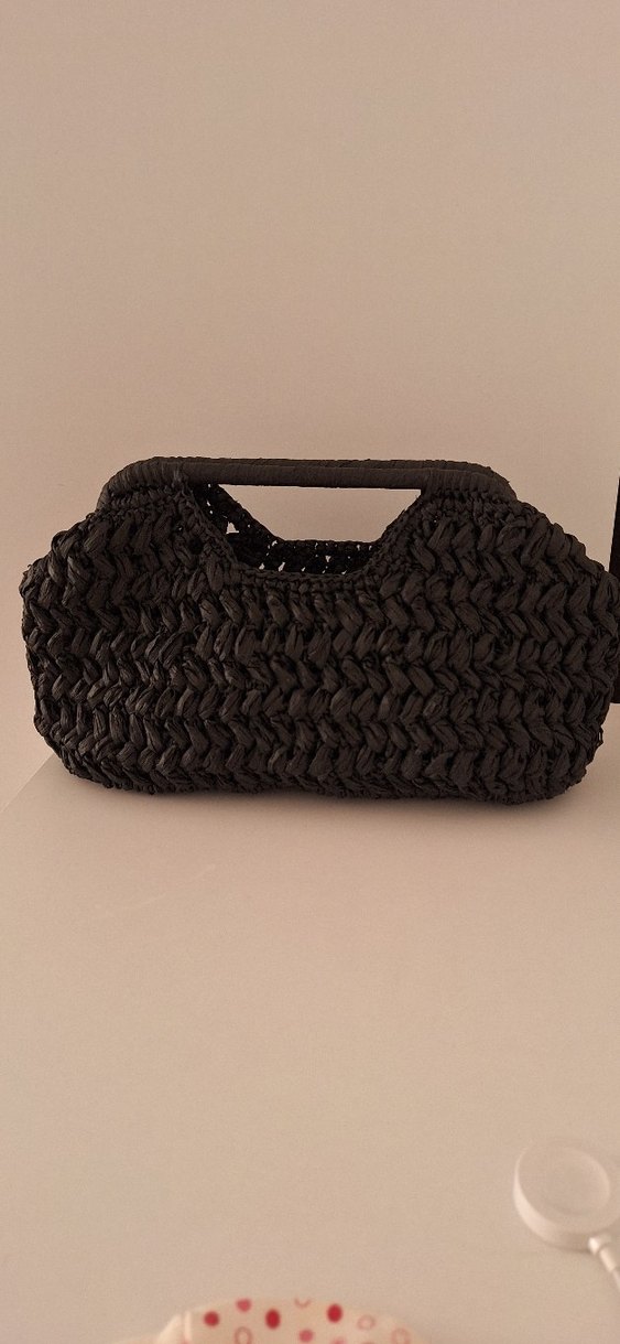 Hasır örgü çanta - Görsel 2