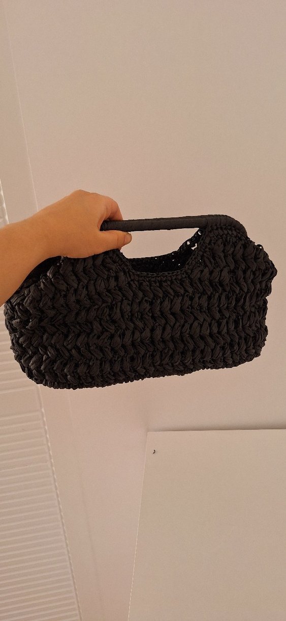 Hasır örgü çanta - Görsel 4