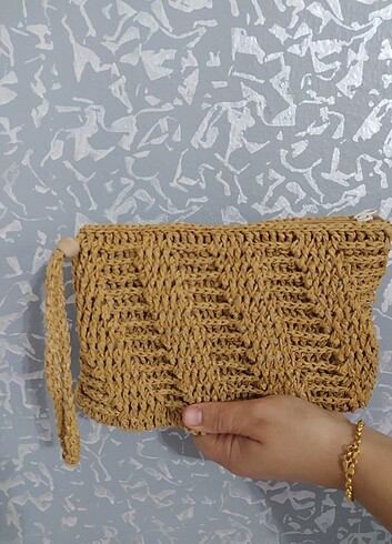 Örgü el çantası - Görsel 2