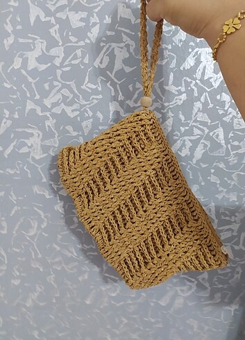 Örgü el çantası - Görsel 3