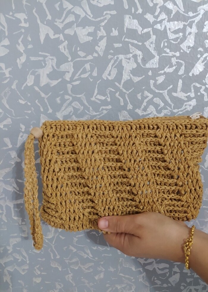 Örgü el çantası - Görsel 2