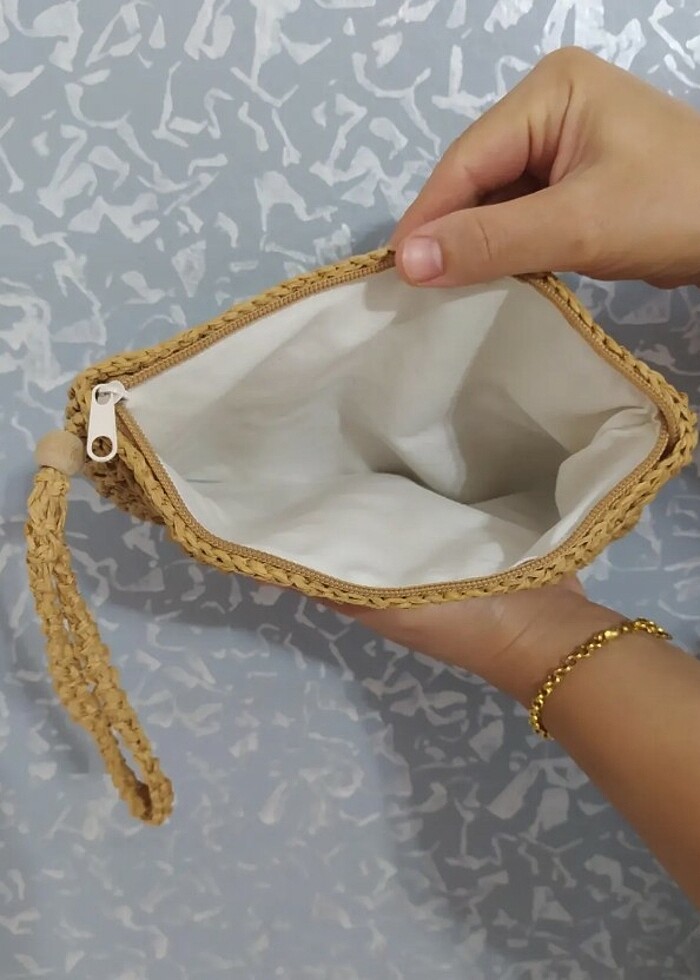 Örgü el çantası - Görsel 4