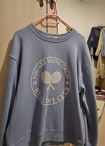 Stradivarius Stradivarius Mavi Sweat