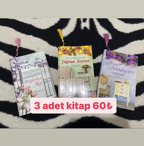 Saran Jio 3 kitap Böğürtlen kışı Mart Menekşeleri Yağmur sonrası