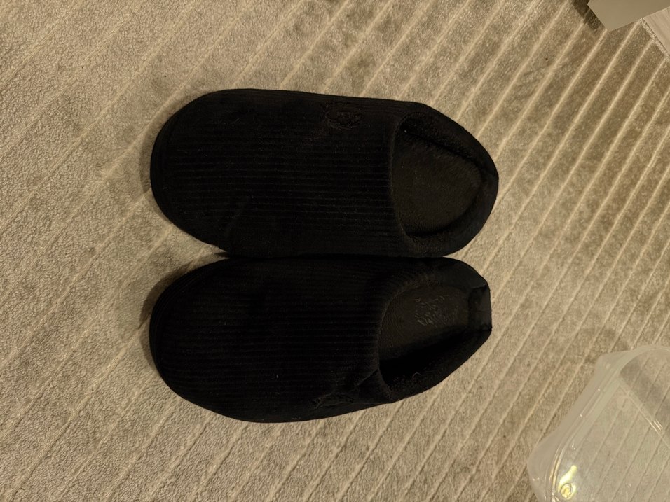 Siyah ev terliği - Görsel 2