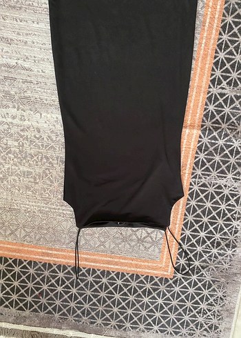 Zara İnce askılı siyah elbise