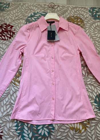 s Beden Massimo Dutti pembe gömlek