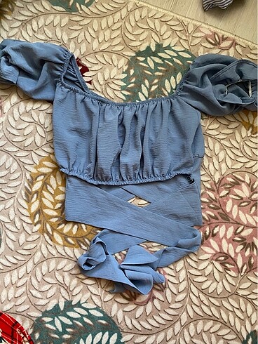 Trendyol & Milla Mavi crop