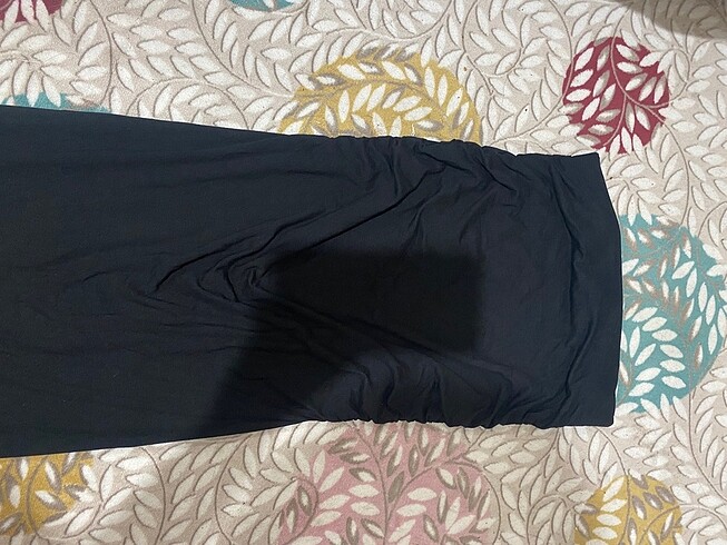 Zara Drapeli siyah etek