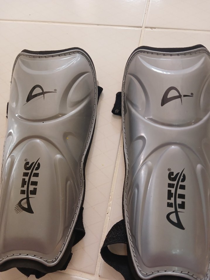 Gri Biker Diz Koruyucu Velcro Bantlı - Görsel 2