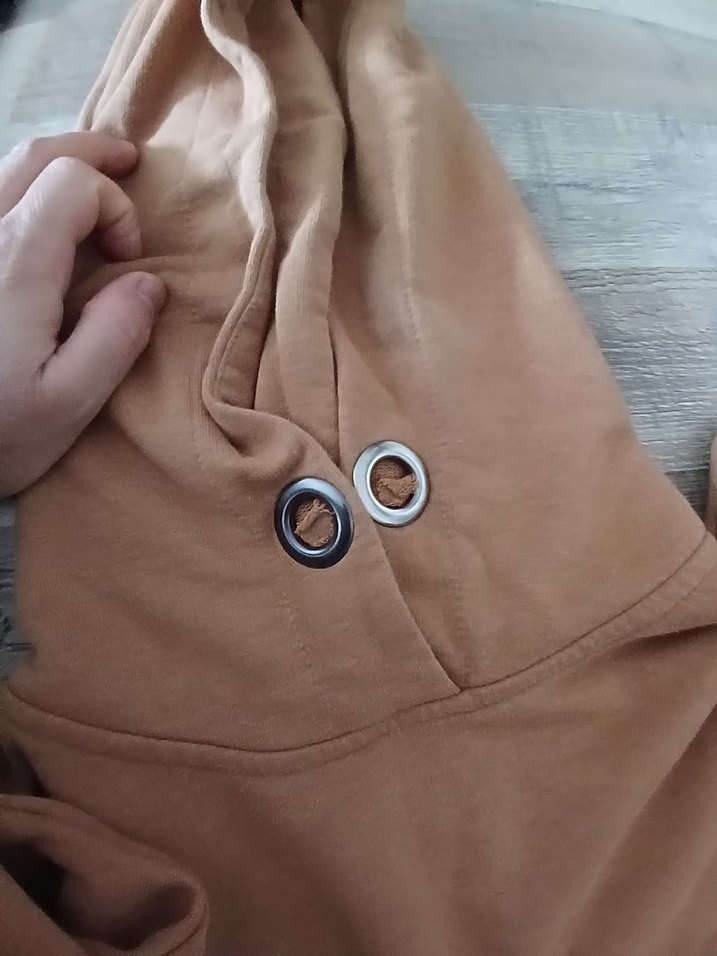 Bej Kapüşonlu Kadın Sweatshirt - Görsel 3