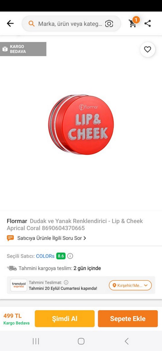 Flormar Lip & Cheek Renkli Dudak ve Allık - Görsel 2